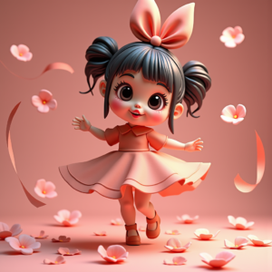Fantasy Characters — Stylized 3D-render Mascot With Glossy Vinyl-toy Character #0178 (Firefly)