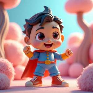 Fantasy Characters — Stylized 3D-render Mascot With Glossy Vinyl-toy Character #0190 (Firefly)