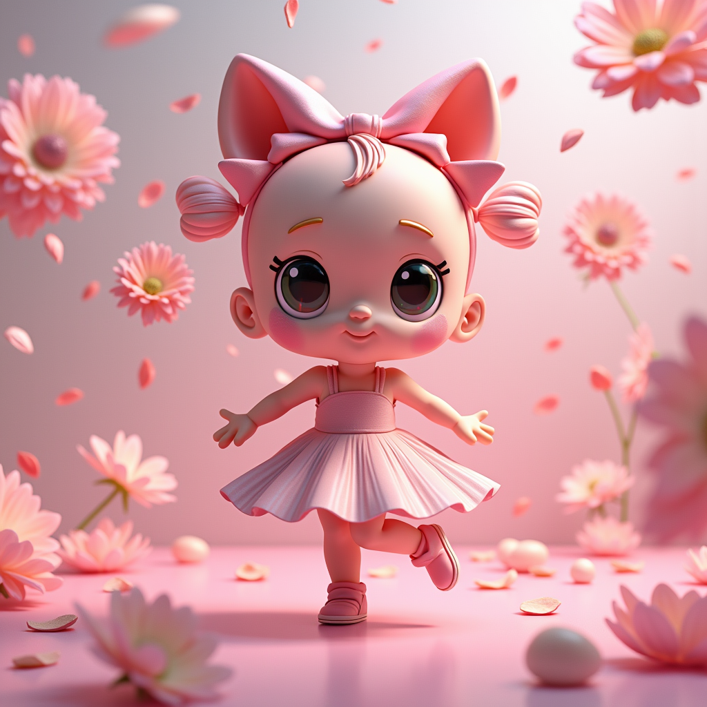 Fantasy Characters — Stylized 3D-render Mascot With Glossy Vinyl-toy Character #0214 (Firefly)