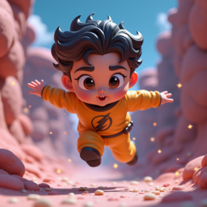 Fantasy Characters — Stylized 3D-render Mascot With Glossy Vinyl-toy Character #0220 (Midjourney)