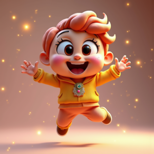 Fantasy Characters — Stylized 3D-render Mascot With Glossy Vinyl-toy Character #0237 (ChatGPT)