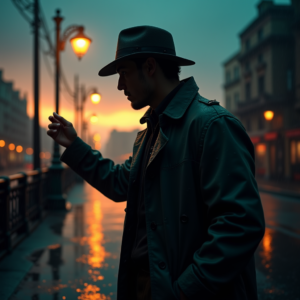 Fantasy — Detective In A Rain-damp Trench Coat Cinematic #0268 (Firefly)