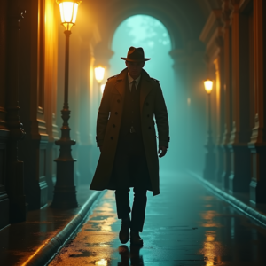 Fantasy — Detective In A Rain-damp Trench Coat Cinematic #0292 (Firefly)