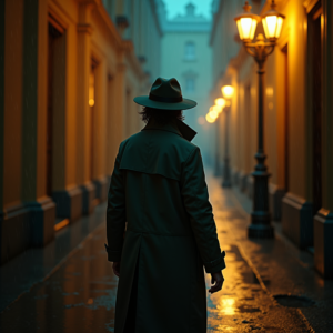 Fantasy — Detective In A Rain-damp Trench Coat Cinematic #0304 (Firefly)