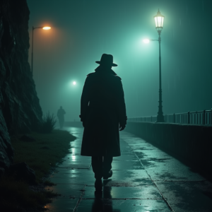 Fantasy — Detective In A Rain-damp Trench Coat Cinematic #0328 (Firefly)