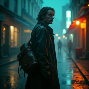 Fantasy — Lone Traveler In A Weathered Long Cinematic #0001 (Krea)