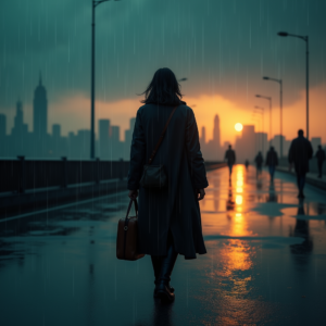 Fantasy — Lone Traveler In A Weathered Long Cinematic #0055 (Leonardo)