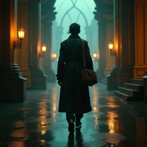 Fantasy — Lone Traveler In A Weathered Long Cinematic #0091 (Leonardo)