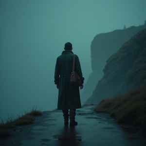 Fantasy — Lone Traveler In A Weathered Long Cinematic #0127 (Leonardo)