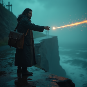 Fantasy — Lone Traveler In A Weathered Long Cinematic #0133 (Krea)