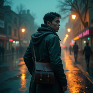 Fantasy — Lone Traveler In A Weathered Long Cinematic #0145 (Krea)