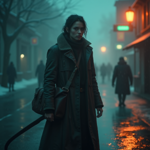 Fantasy — Lone Traveler In A Weathered Long Cinematic #0151 (Leonardo)
