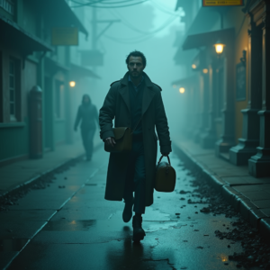 Fantasy — Lone Traveler In A Weathered Long Cinematic #0157 (Krea)