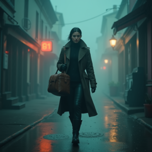 Fantasy — Lone Traveler In A Weathered Long Cinematic #0193 (Krea)