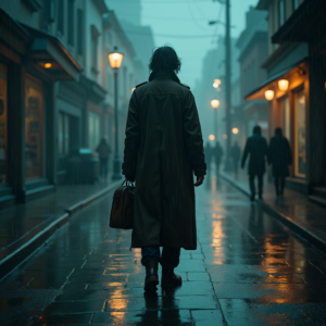 Fantasy — Lone Traveler In A Weathered Long Cinematic #0199 (Leonardo)