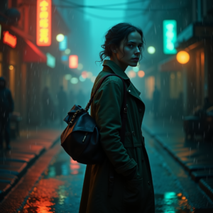 Fantasy — Lone Traveler In A Weathered Long Cinematic #0217 (Krea)