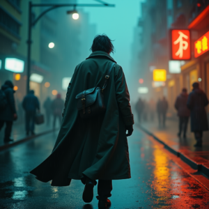 Fantasy — Lone Traveler In A Weathered Long Cinematic #0234 (Ideogram)
