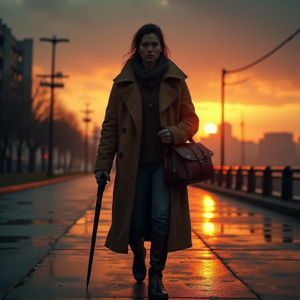 Fantasy — Lone Traveler In A Weathered Long Cinematic #0246 (Ideogram)