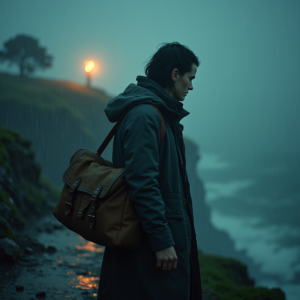 Fantasy — Lone Traveler In A Weathered Long Cinematic #0312 (FLUX)