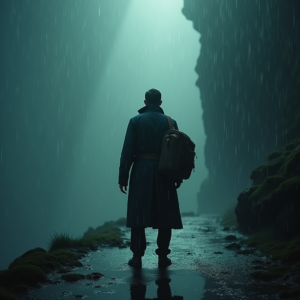 Fantasy — Lone Traveler In A Weathered Long Cinematic #0330 (Ideogram)