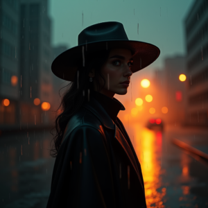 Fantasy — Mysterious Figure Beneath A Wide-brimmed Hat Cinematic #0260 (Seedream)