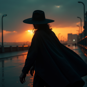 Fantasy — Mysterious Figure Beneath A Wide-brimmed Hat Cinematic #0272 (Seedream)
