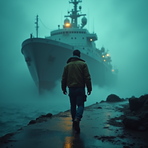 Fantasy — Pilot In A Weathered Flight Jacket Cinematic #0126 (Ideogram)