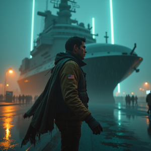 Fantasy — Pilot In A Weathered Flight Jacket Cinematic #0180 (FLUX)