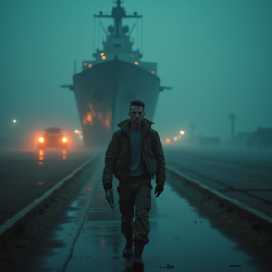 Fantasy — Pilot In A Weathered Flight Jacket Cinematic #0198 (Ideogram)