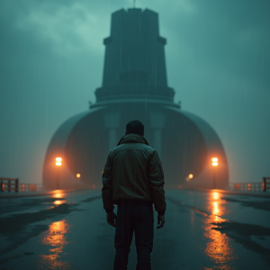 Fantasy — Pilot In A Weathered Flight Jacket Cinematic #0204 (FLUX)