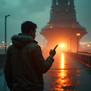 Fantasy — Pilot In A Weathered Flight Jacket Cinematic #0269 (Recraft)