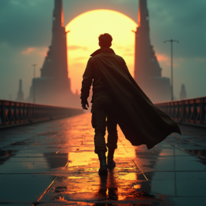 Fantasy — Pilot In A Weathered Flight Jacket Cinematic #0275 (Stable Diffusion)