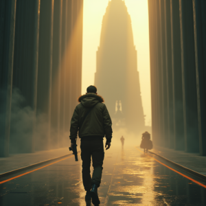 Fantasy — Pilot In A Weathered Flight Jacket Cinematic #0293 (Recraft)