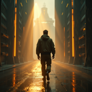 Fantasy — Pilot In A Weathered Flight Jacket Cinematic #0299 (Stable Diffusion)