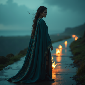 Fantasy — Regal Figure In Flowing Embroidered Robes Cinematic #0315 (ChatGPT)