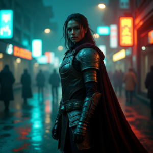 Fantasy — Warrior In Intricately Detailed Armor Catching Cinematic #0032 (Seedream)
