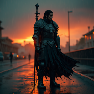 Fantasy — Warrior In Intricately Detailed Armor Catching Cinematic #0056 (Seedream)