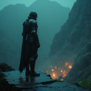 Fantasy — Warrior In Intricately Detailed Armor Catching Cinematic #0128 (Seedream)