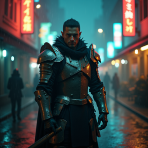 Fantasy — Warrior In Intricately Detailed Armor Catching Cinematic #0224 (Seedream)