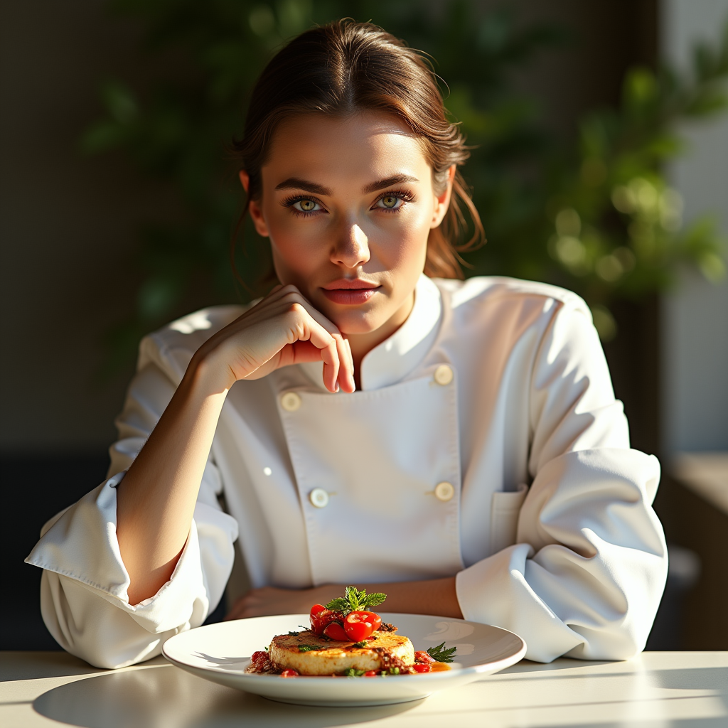 Fashion — Chef In A Crisp White Uniform Photography #0340 (Dreamina)