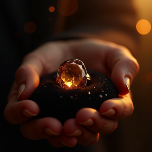 Fashion — Faceted Gemstone Ring Nestled In Dark Product Ads #0011 (Gemini)