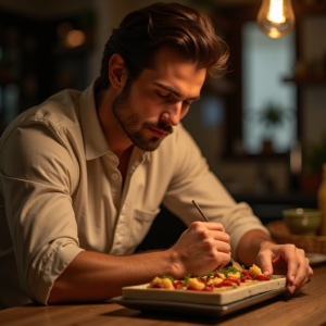 Fashion — Man In A Relaxed Linen Shirt Photography #0242 (Leonardo)