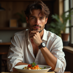 Fashion — Man In A Relaxed Linen Shirt Photography #0266 (Leonardo)