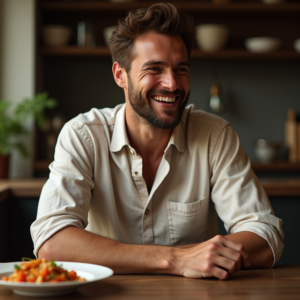 Fashion — Man In A Relaxed Linen Shirt Photography #0272 (Krea)