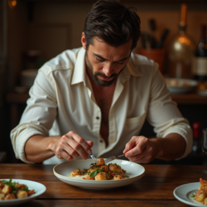 Fashion — Man In A Relaxed Linen Shirt Photography #0278 (Leonardo)