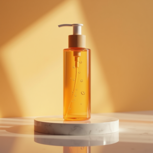 Fashion — Minimalist Skincare Bottle With A Bamboo Product Ads #0090 (Dreamina)