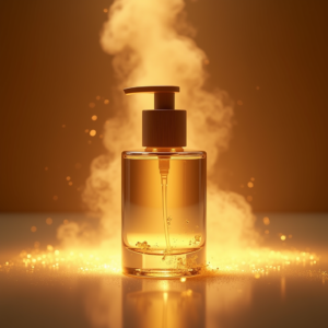 Fashion — Minimalist Skincare Bottle With A Bamboo Product Ads #0168 (ChatGPT)