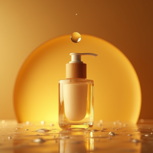 Fashion — Minimalist Skincare Bottle With A Bamboo Product Ads #0192 (ChatGPT)