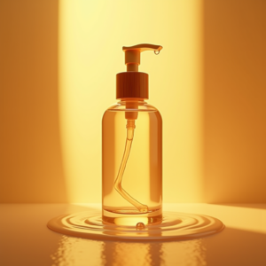 Fashion — Minimalist Skincare Bottle With A Bamboo Product Ads #0260 (Stable Diffusion)