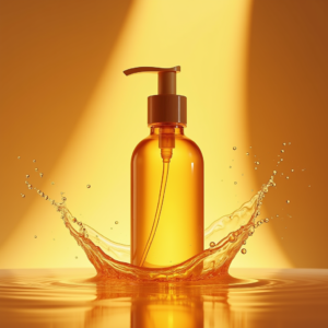 Fashion — Minimalist Skincare Bottle With A Bamboo Product Ads #0272 (Stable Diffusion)